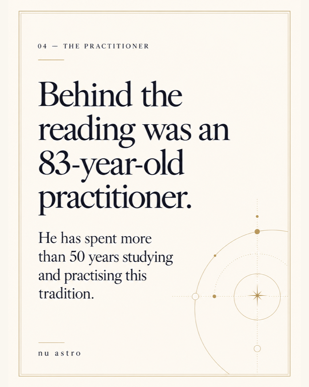The practitioner: an 83-year-old with over 50 years of study