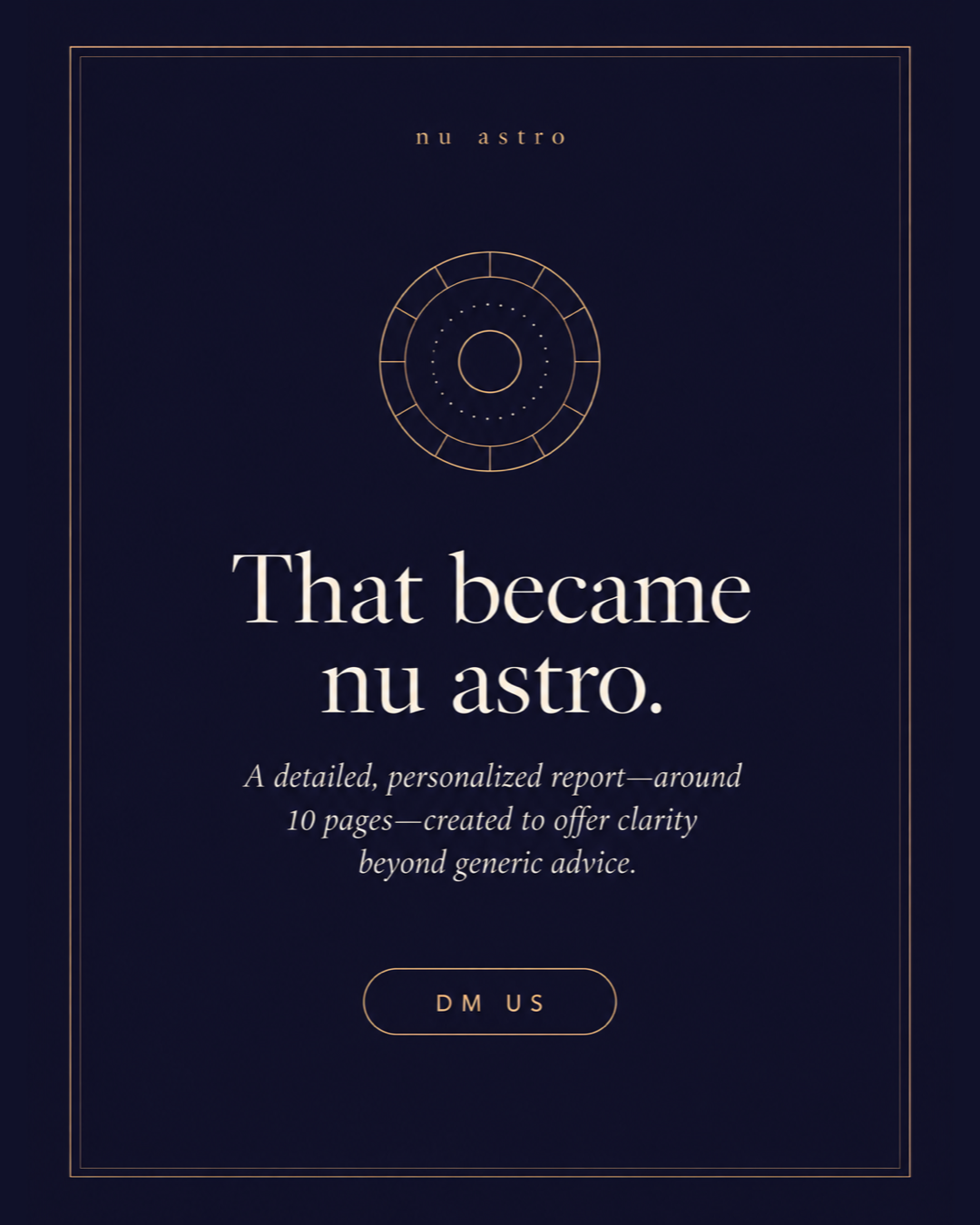 That became nu astrology